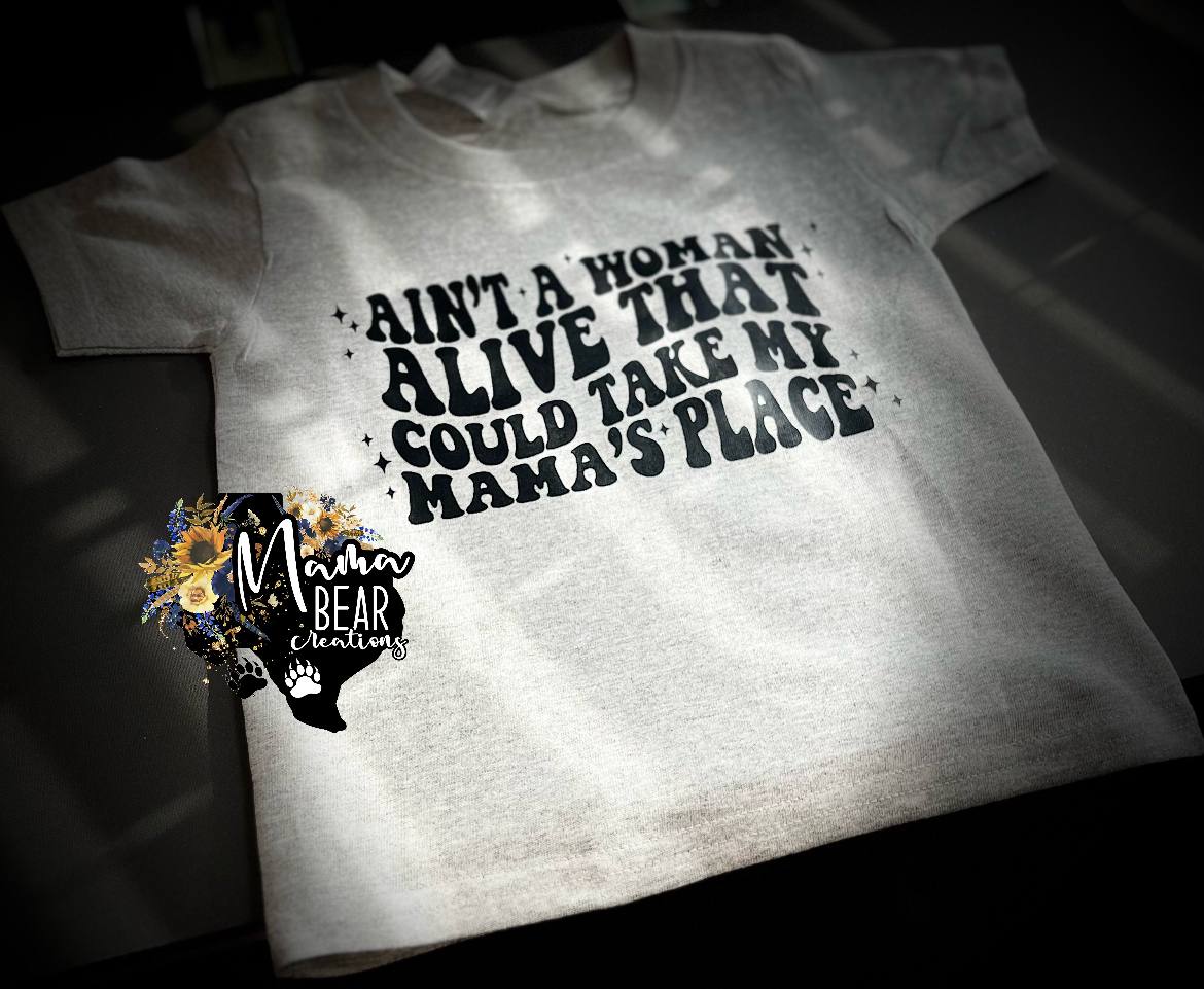 “Ain’t a Woman Alive” Toddler T-Shirt – Mama Tribute Graphic Tee for Kids