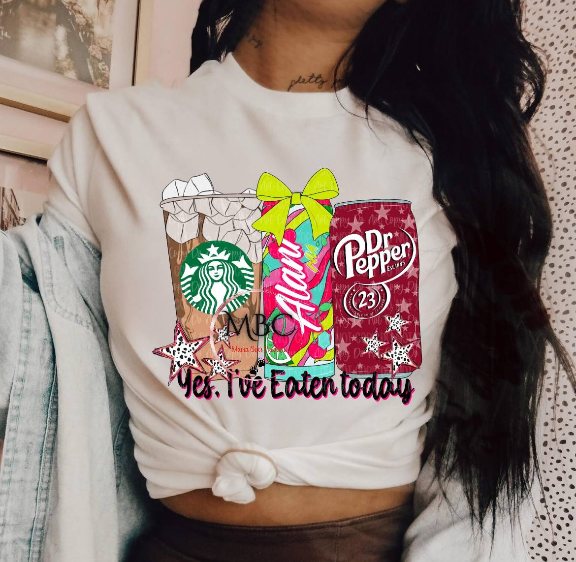 "Yes, I’ve Eaten Today" Graphic T-Shirt – Funny Energy Drink & Caffeine Tee for Women & Moms